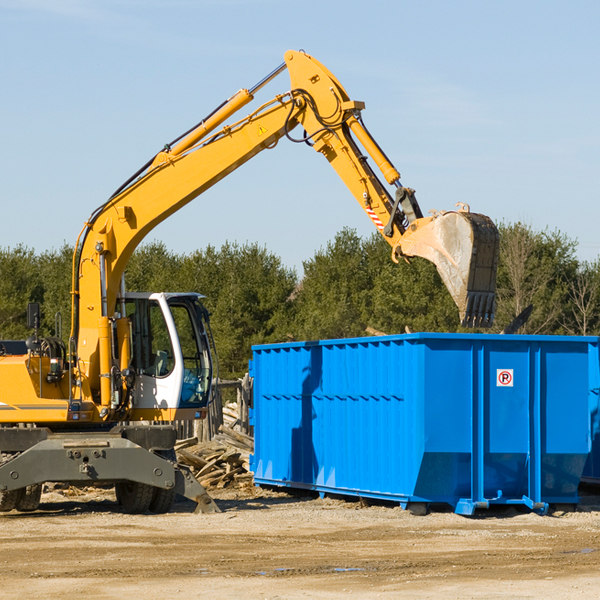 can i choose the location where the residential dumpster will be placed in Tuscarora MD